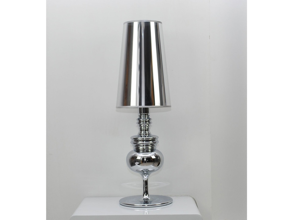 Daniel Table Lamp Silver Carbon Steel PVC
