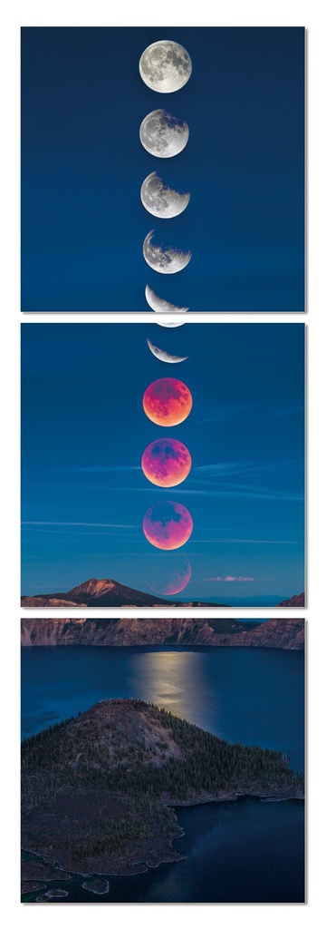 Eclipse 28 x 28 each piece acrylic color painting Wall Art