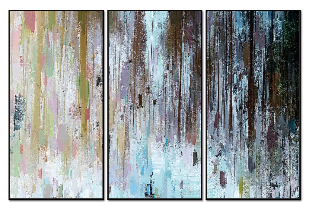 Yoli 3-Piece 48"x24" Wall Art