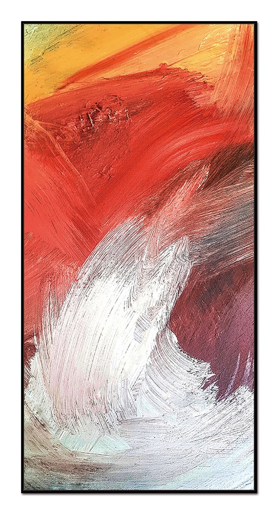 Flame 48"x24" Canvas Wall Art