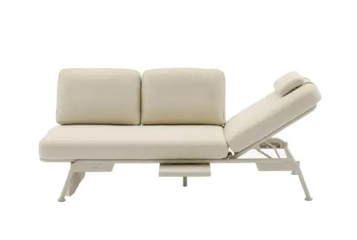 [SO2097-MOC/ALM] Sunset 3 Seater Sofa/ Outdoor Lounge Chaise