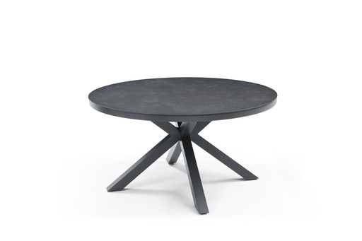 [DT1835-DGRY] Kassey Round Outdoor Dining Table