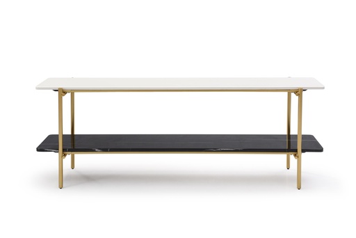 [CO1747-WHT/BLK] Fairview Console