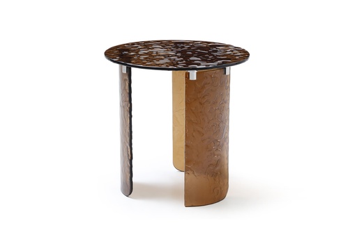 [ST2056GLS-BRZ] Rivelle Side Table
