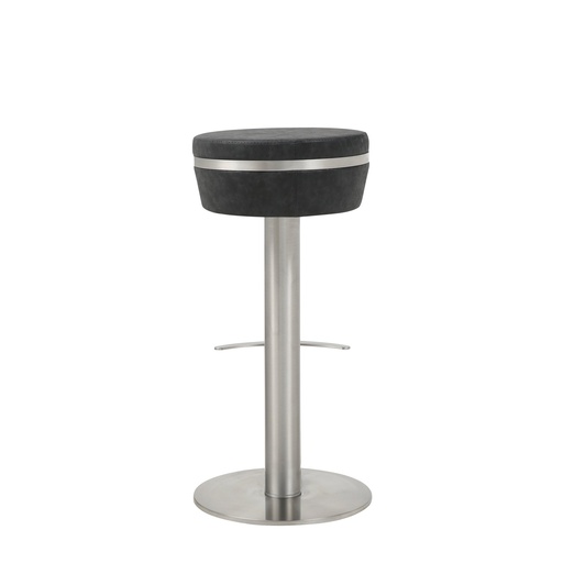 [BS1624P-BLK] Remy Barstool black fixed seat height 30''